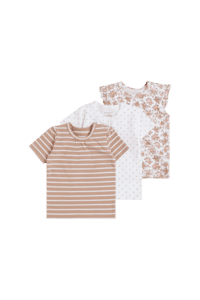 Hust & Claire T-shirts Alina White 3-pack