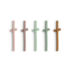 Peekaboo Straw 5-Pack Colour Mix Pink