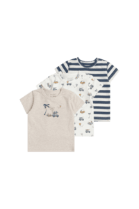 Pack de 3 camisetas Hust & Claire Asmo Ivory