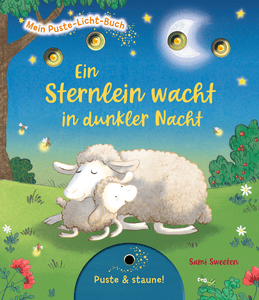 Mein Puste-Licht-Buch: Ein Sternlein wacht in dunkler Nacht