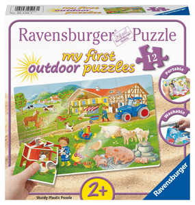 Outdoor puzzle Lotta y Max en la granja