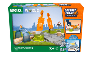 WORLD Ferrocaril de madera Smart Tech Sound Adventure Railway Crossing