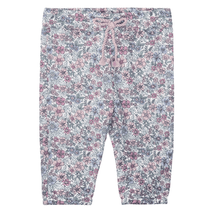 Pantalon flower à motifs