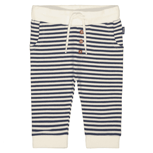 Pantalon de jogging marine rayé