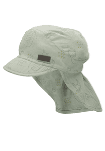 Peaked Cap med nackskydd Medium Green