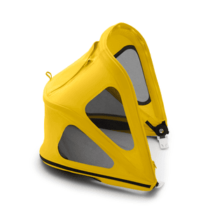Daszek przeciwsłoneczny z okienkami wentylacyjnymi Breezy Bee Lemon Yellow