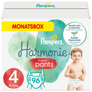 Harmonie Broekje, maat 4 Maxi, 9-15kg maandbox (1x 96 inlegluiers)