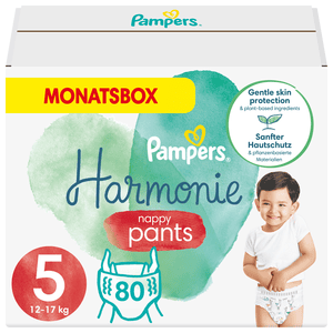 Harmonie Pants, storlek 5 Junior , 12-17kg, månadsbox (1x 80 trosor)