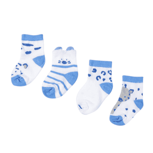 Set 4 Socken blau