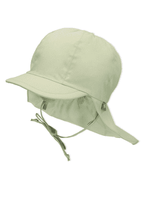 Cappello a punta con protezione del collo verde