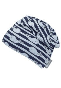 Slouch Beanie Walvissen blauw