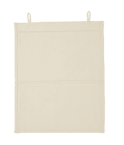 Wandtaschen aus Stoff, hellbeige