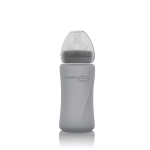 everyday® baby Babyglasflasche Healthy+ 240 ml quiet grey