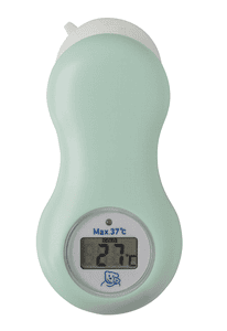 Babydesign digitales Badethermometer mit Saugnapf in swedish green