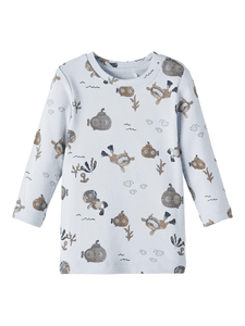 Langarmshirt Nbmfernando Heather