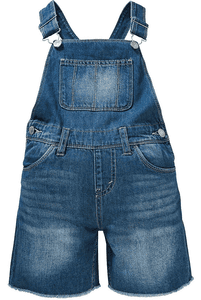 Levi's® Kids Spodnie ogrodniczki dla dziewczynek Railroad Stripe niebieski