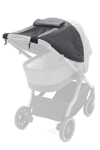 Pare-soleil de poussette Deluxe mélange gris