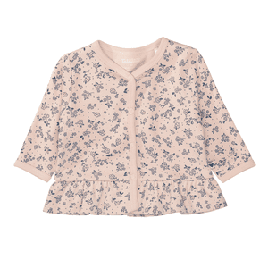 Chaqueta de sudor suave blush estampada