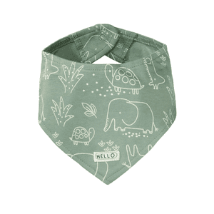 Foulard jade à motifs