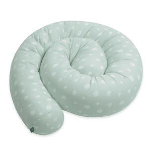 emma & noah bed snake dots mint