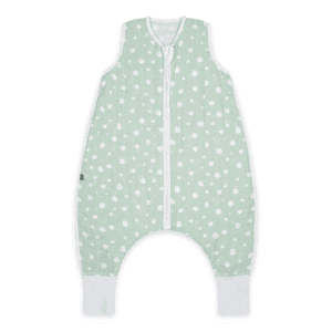 emma & noah Schlafsack mit Füßen Punkte mint