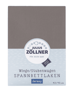 Lenzuolo a pieghe Jersey anthracite 40 x 90 cm