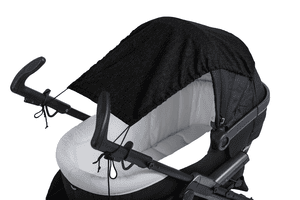 Altabebebe Parasole Lifeline per passeggini, nero