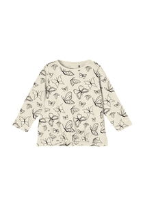 s. Olive r T-shirt lange mouw Allover print