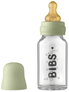 BIBS Kompletny zestaw butelek dla niemowląt 110 ml, Sage