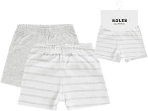 Shorts 2-pack grijs