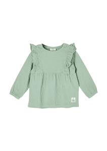 Langarmshirt mit Rüschen