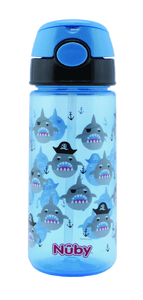 Nûby Trinkhalmbecher "Active" 540ml, blau