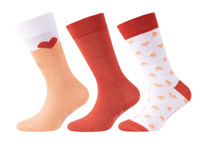 Socken Junior originnals organic 3er-Pack faded rose