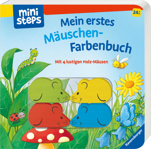 ministeps: Mein erstes Mäuschen-Farbenbuch