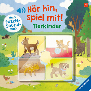 Hör hin, spiel mit! Mein Puzzle-Soundbuch: Tierkinder