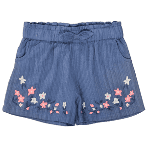 Shorts blauw gedessineerd