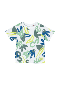 s. Olive r T-shirt avec Print