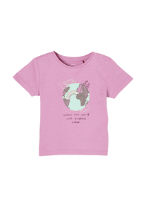 s. Olive r Maglietta rosa con scritte... Print
