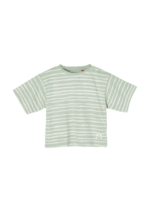 s. Oliven r T-skjorte off white