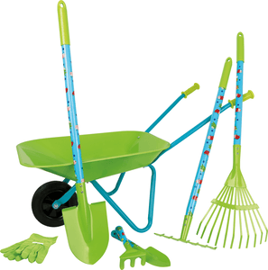 Set da giardino grande con carriola