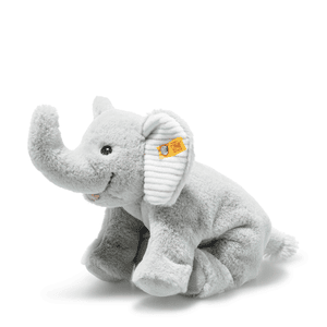 Elefante floscio Trampili grigio sdraiato, 20 cm