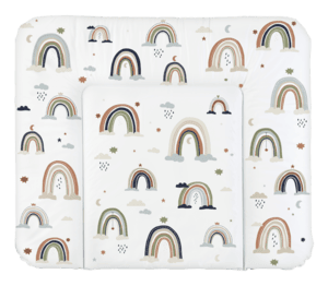 Wickelauflage Breit Boho Rainbow 85 x 72 cm
