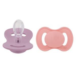 Sucette symétrique silicone T.2 Pink Coral & Lavender Breeze lot de 2