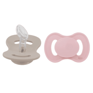 Schnuller Dental aus Silikon Gr. 1 Rose Quartz & Beach Sand, 2er Pack