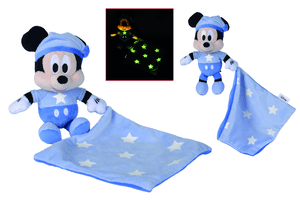 Disney Goodnight Mickey GID Mickey con panno per le coccole