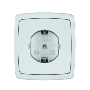 Cache-prise vissable blanc 20 pcs