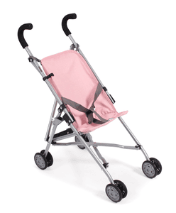 BAYER CHIC 2000 Mini Poppenbuggy ROMA Melange grijs-roze