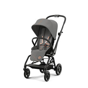 Kinderwagen Eezy S Twist+ 2 Black Leather Lava Grey