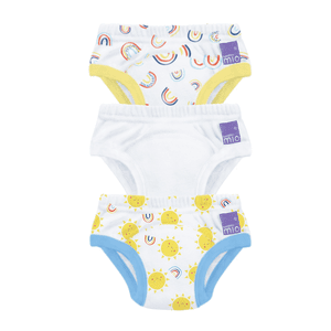 Bambino Mio Culottes d'apprentissage au pot blanc, lot de 3