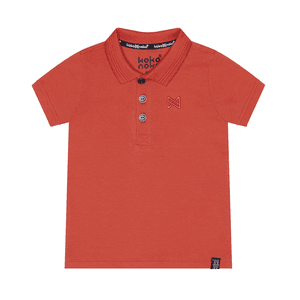 Koko Noko poloskjorte Noah Neon Coral